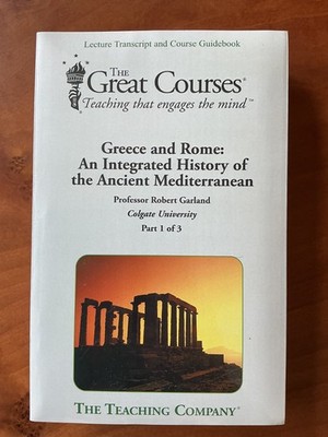 Great Courses Greece and Rome Integrated History Transcript & Guidebook SC NEW