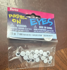 Darice Paste-On Wiggle Eyes 7mm 20 pc ME7/PP UPC 082676212488
