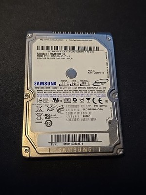 Samsung HM160HC 160GB 2.5'' IDE Hard Drive Retro Laptop Festplatte