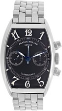Franck Muller Casablanca 5850 C CC Stainless Steel Black dial 30mm Manual watch