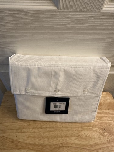 New Ralph Lauren Organic Cotton Lovan White Full Fitted Sheet - Picture 3 of 3