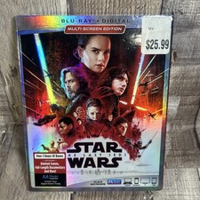 Star Wars: The Last Jedi Episode VIII:  Blu-ray, 2017 New Free Shipping