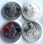 1 oz Engelhard Prospector Silver Round - Lot Of 4