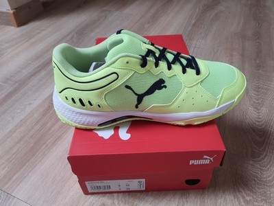 PUMA Solarsmash RCT Herren Indoorsport Neongelb Gr. 42 - Neu - OVP + Etikett