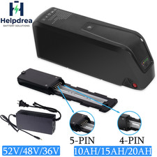 52V/48V/36V Ebike Battery 20AH/15AH/10AH Lithium Battery For Bike 0-2000W Motors