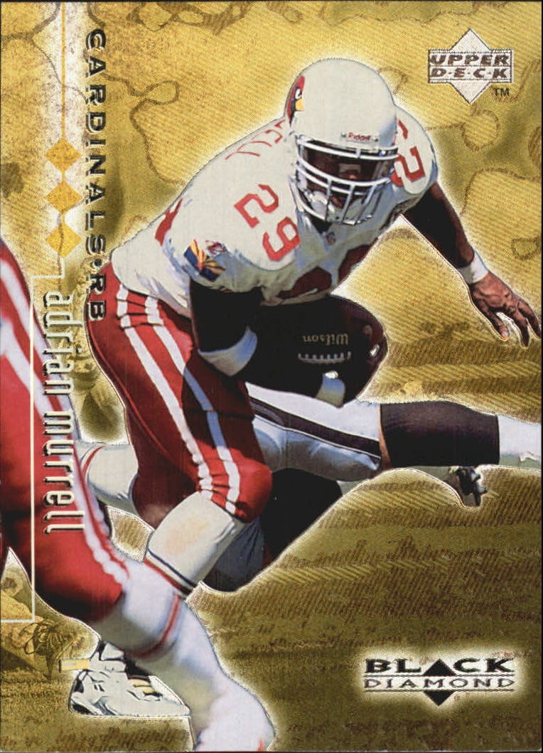 1998 Black Diamond Rookies Triple #2 Adrian Murrell /1500 Card