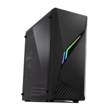 Ravn ATX Mid-Tower Desktop Computer Gaming PC Case | RGB Lighting Strip with