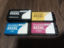 Printer Ink 952 XL 952XL Ink Combo Pack for HP OfficeJet Pro 8710 8715 8720 -4PK