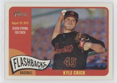 2014 Topps Heritage Minor League Edition Flashbacks Kyle Crick #FB-KC 0t2