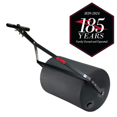 Brinly Hardy 18 in X 24 in Combination Push Tow Poly Lawn Roller