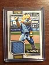 2026 Topps Celebration Sluggerrr Mascot Patch Relic Kansas City Royals (Blue)