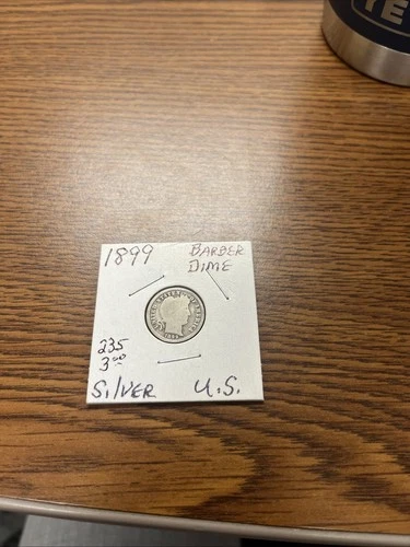 1899-P Barber Dime — photo from the most recent tracked eBay sale