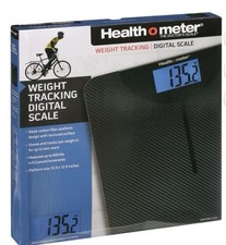 Health o meter Digital Scale Carbon Fiber Black 400 lbs HDM151DQ2-15/55