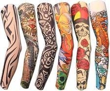 Brazo Tatuajes Temporales - 6 Falsas Mangas de Tatuaje Para Hombres Y Mujeres