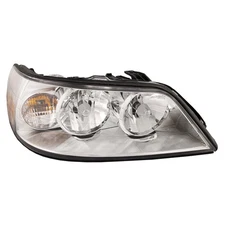 Headlight Halogen Chrome Right Passenger Fits 2005-2011 Lincoln Towncar
