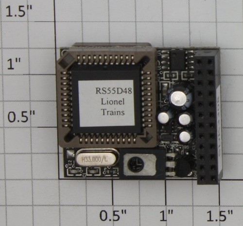 Placa de circuito PCB Lionel 691RS55035 D&H GP-38 #7307 Railsounds 5,5 | Zustand: New