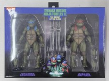 NECA TMNT II  Secret of the Ooze - Leonardo & Raphael 7  Figures 2-Pack  SEALED