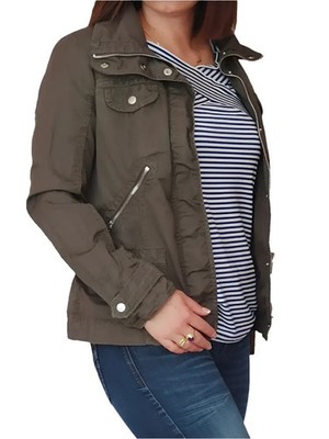 Esprit Jacke Gr. 38 Baumwolle