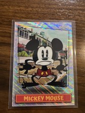 2026 Topps Disney Neon Chrome Mickey Mouse Mickey Shorts Short Print MSSP-4 Rare