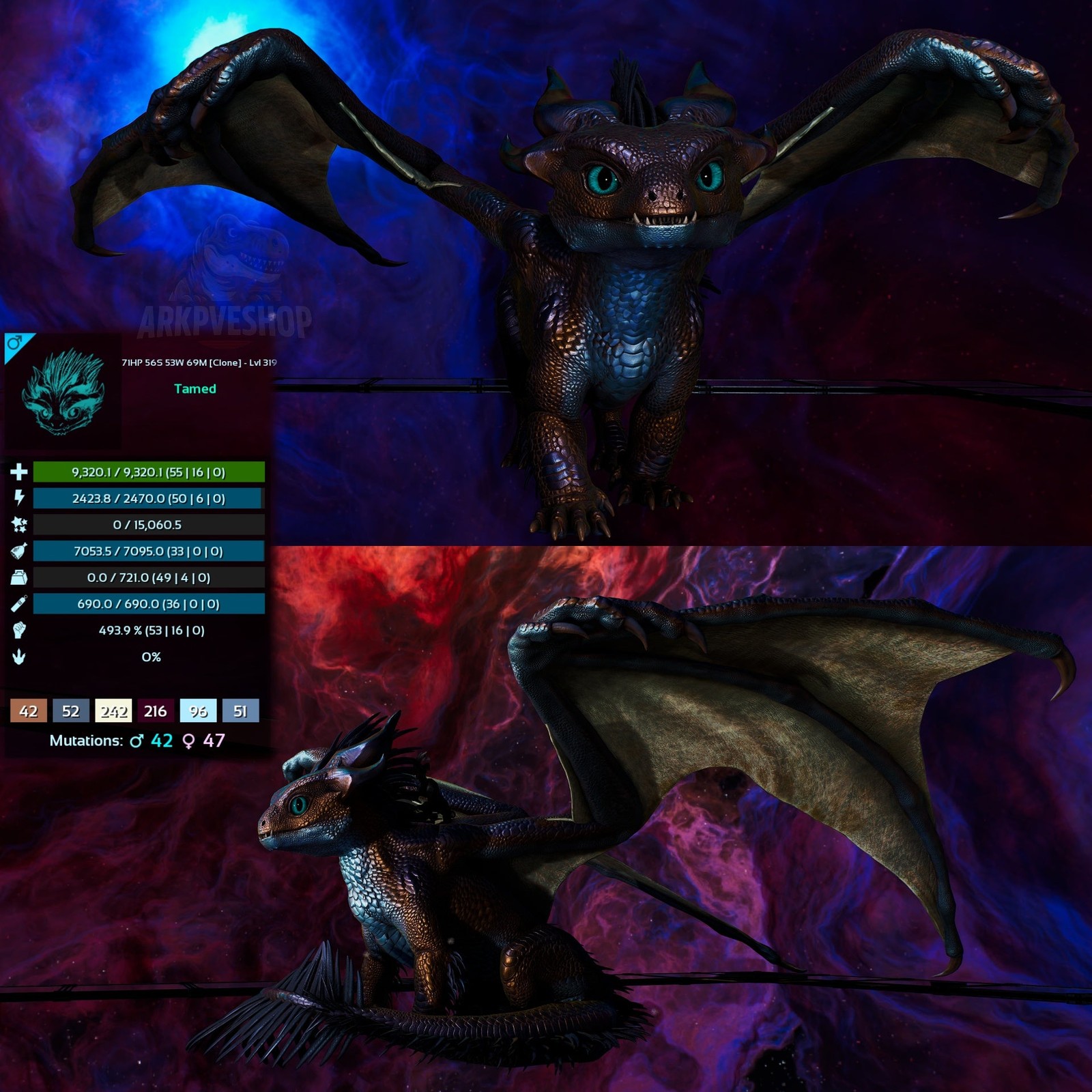 Umbra / Lumina / Dragontopia Dragon ASA PVE 🦖ARK Survival Ascended