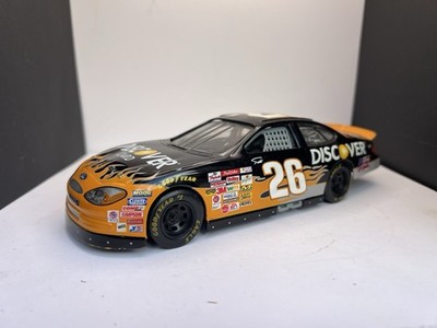 Ford Diecast Racing Car Discover #26 NASCAR Style Black Orange Collectible