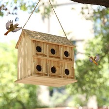Bird Houses for Outside,12 Hole Bird House Room for 12 Bird Families - Birdhous'
