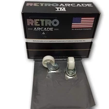 Foot wheel, Swivel Industrial Casters 2 inch wheels with ball bearings, 165 lbs