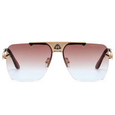 Mayb ch 2526 Sunglasses Gold Frame Brown-Blue Lenses 60-13-146mm UV