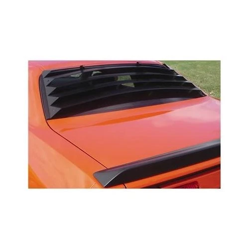 Summit Racing WL10614 Window Louver Rear Black Alum. Fits Dodge Challenger Each Foto 2 de 4
