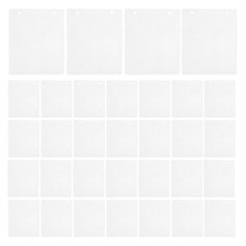 Reusable Double Sided Media Storage Sleeves 100Pcs PP Binder Inserts for Cds