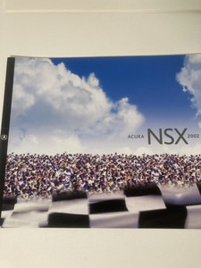 2002 Acura NSX Original Sales Brochure Catalog Manual Performance Car V-Tec USA