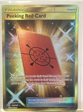 The Pokémon Company Peeking Red Card SM-Ultra Prism 169/156 Trainer Secret Rare… on eBay