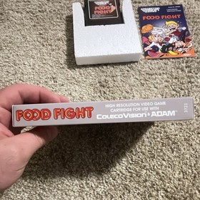 Colecovision FOOD FIGHT Homebrew CIB CollectorVision Games 2021 Coleco