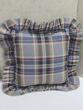 Cuscini quadrati con volant a quadri simpatici divano letto arredamento casale chic set di 2 