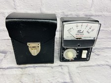 Vintage Honeywell Wein WP1000 Deluxe Flash Light Meter with Case - TESTED S