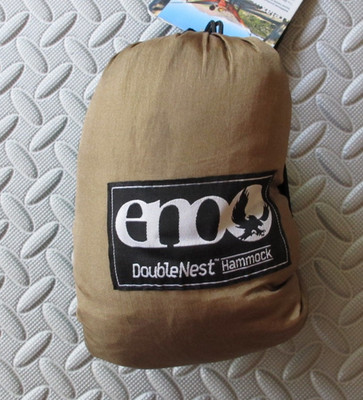 ENO Eagles Nest Outfitters DoubleNest Hammock Emerald/Khaki
