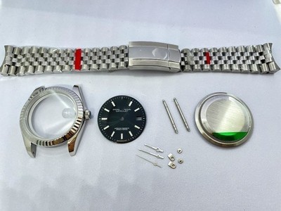 36mm kit + dial + hands + stainless steel bracelet for 3235 movement Accessories