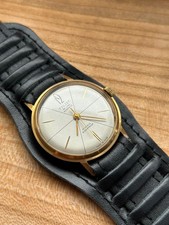 Vintage POLJOT De Luxe 29 Jewels Extra Slim Automatic Au20 USSR Made Watch