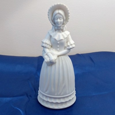 Avon Fashion Figurine Victorian Field Flower Perfume Bottle Empty 