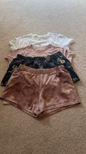2 Abercrombie Pajama Set Girl's 11/12 Pink  White