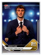 🔥 Cooper Flagg RC 2025 Topps Now Draft Night #1 Overall Pick Dallas