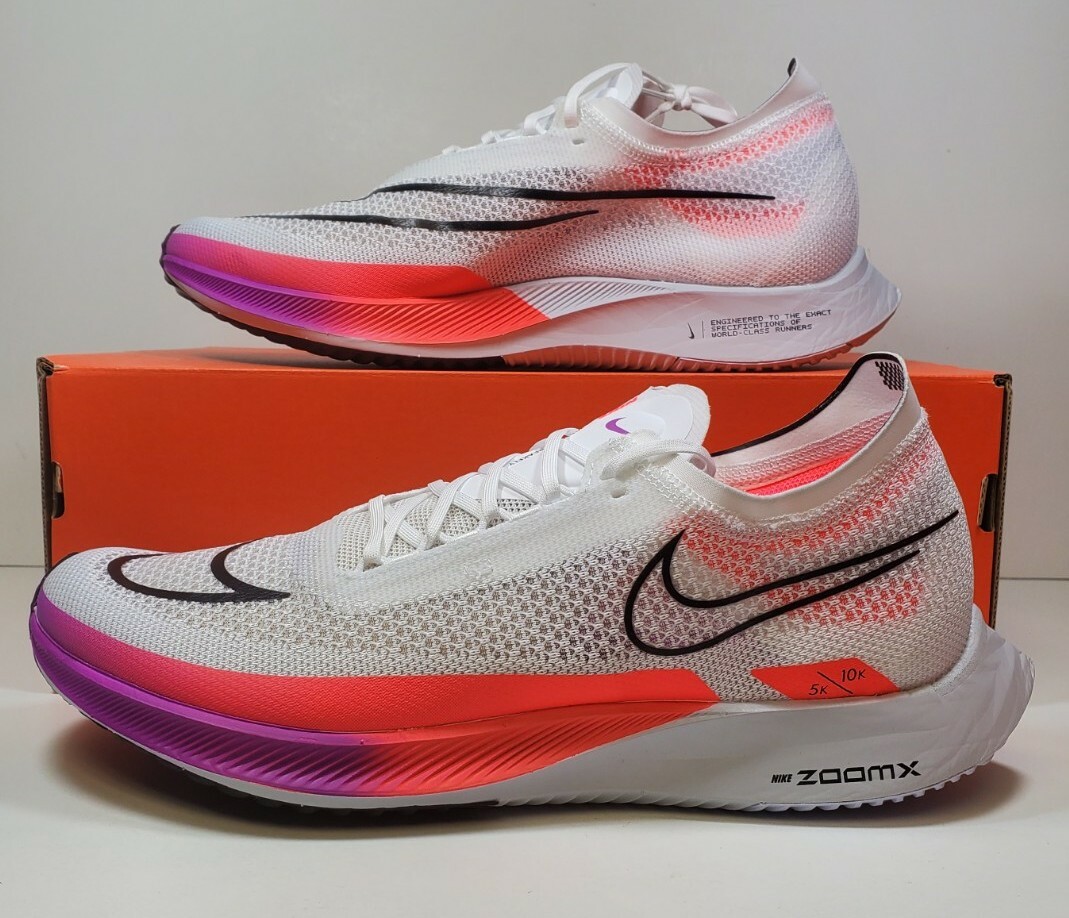Nike ZoomX Streakfly Racing Shoes Sz 10.5 White Flash Nike ZoomX Streakfly Racing Shoes Sz 10.5 White Flash