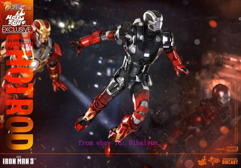 Hot Toys Mms272d08 1/6 Iron Man 3 Hot Rod Mark Xxii Action Figure
