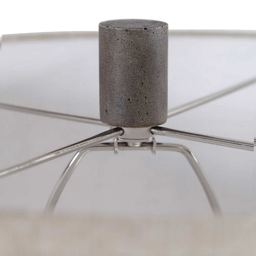 Pelia Ceramic Table Lamp Light Aqua Blue Rustic Bohemian ~ Uttermost 26228 - Picture 8 of 9