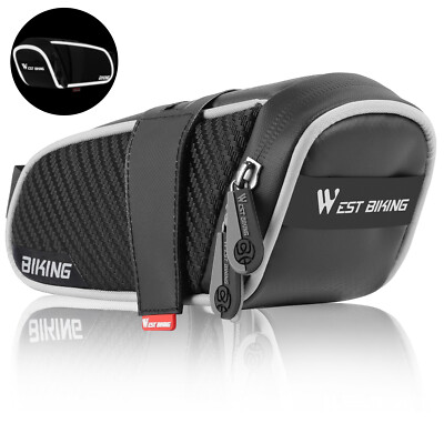 Fahrradtasche Satteltasche Fahrrad Tasche Wasserdicht Schwarz Rennrad Radtasche