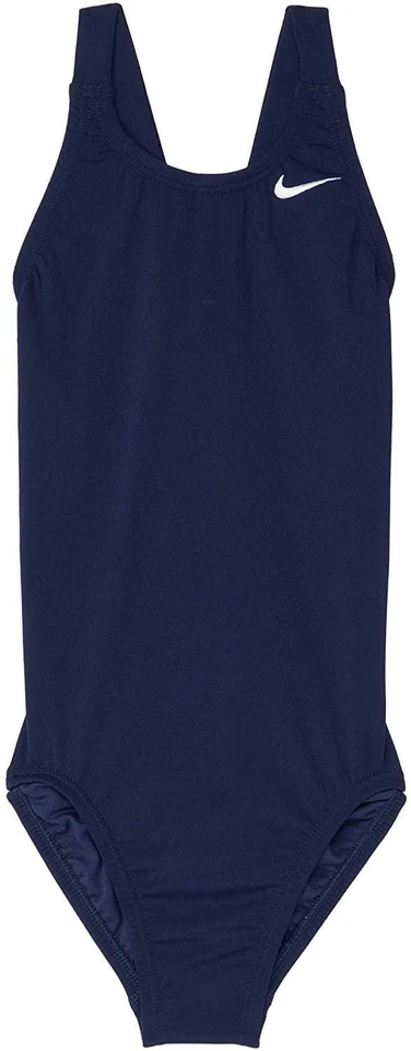 Nike 277729 Niña Espalda Rápida Una Pieza Niños Grandes Azul Marino Medianoche MD 10-12 Niño Grande) Foto 4 de 4