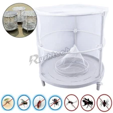 Fly Trap Ranch Reusable Fly Catcher Killer Cage Net Pest Bug Insert Catch