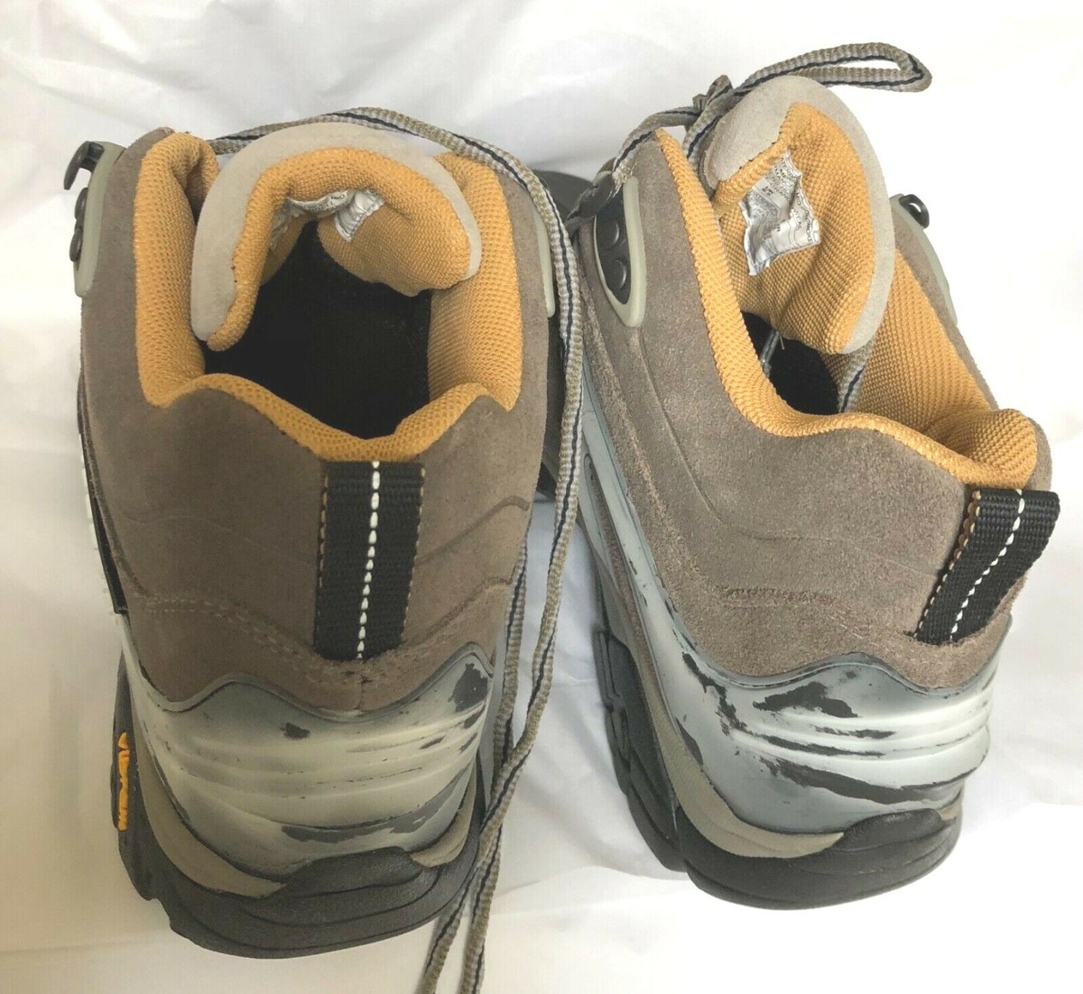 Merrell Cadence Waterproof Mid Hiking Boots Mens 8 Gunsmoke Brown Vibram 83669 Merrell Medium Brown Hiking Shoes & Boots for Men for sale  main image 3