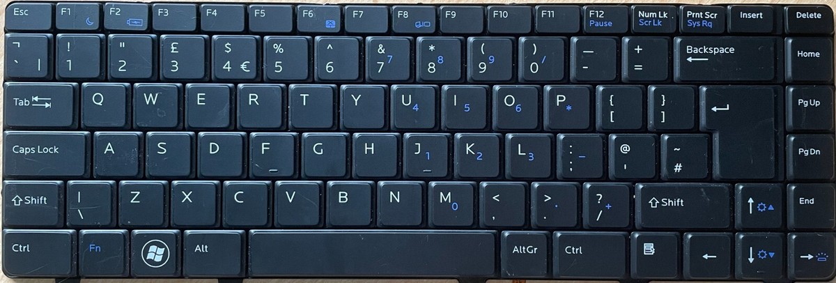 Teclado para Dell Vostro 3300 3400 3500 V3300 V3400 Nsk-djf1b - - Peças e Acessórios para