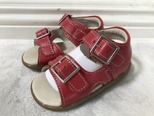 See Kai Run Jackson Fisherman Sandal Infant/Toddler in Red Toddler SIZE 5